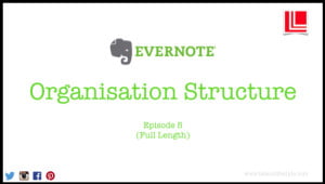 Evernote, organising, filing, tutorial, episode, latent lifestyle, act anyway
