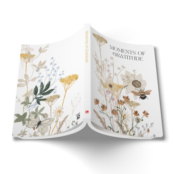 Gratitude Jotter – Softcover Journal with Bee-on-Flower Art - Image 17