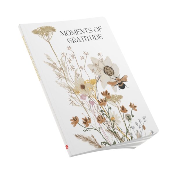 Gratitude Jotter – Softcover Journal with Bee-on-Flower Art - Image 9