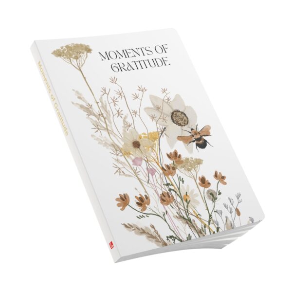 Gratitude Jotter – Softcover Journal with Bee-on-Flower Art - Image 18