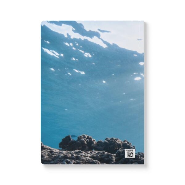 Gratitude Jotter – Softcover Journal with Turtle Under Tranquil Waters Cover - Image 3