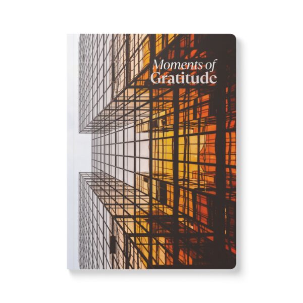 Gratitude Jotter – Softcover Journal with Golden City Scape Reflections - Image 11
