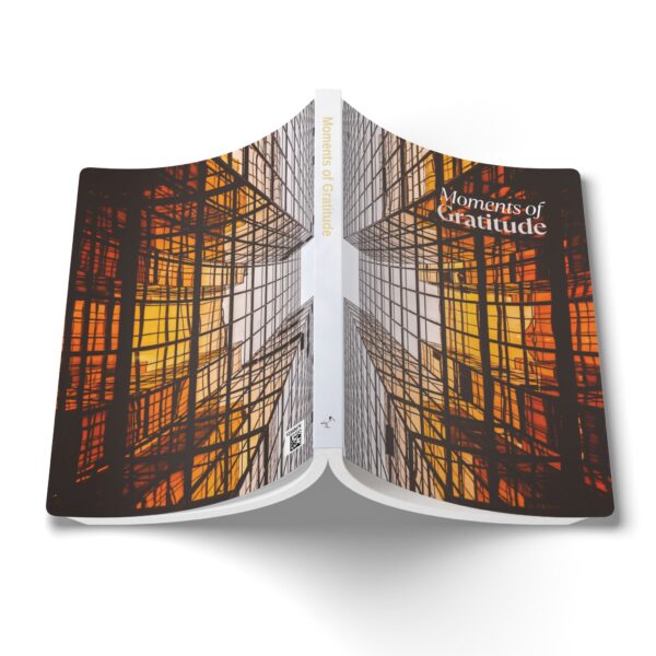Gratitude Jotter – Softcover Journal with Golden City Scape Reflections - Image 7