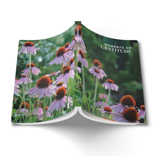 Gratitude Jotter – Softcover Journal with Echinacea Flowers and Butterfly Cover - Image 6