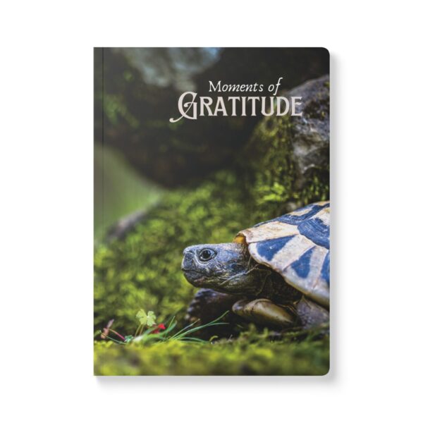Gratitude Jotter – Softcover Journal with Forest Tortoise on the Move Cover - Image 10