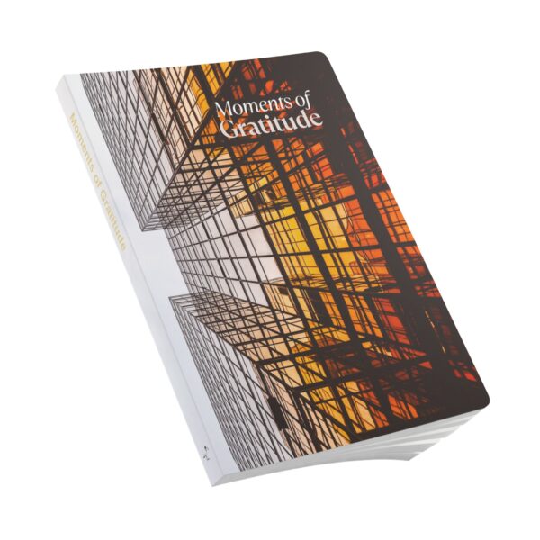Gratitude Jotter – Softcover Journal with Golden City Scape Reflections - Image 8