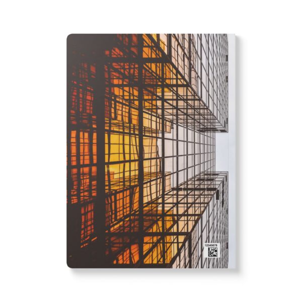 Gratitude Jotter – Softcover Journal with Golden City Scape Reflections - Image 4