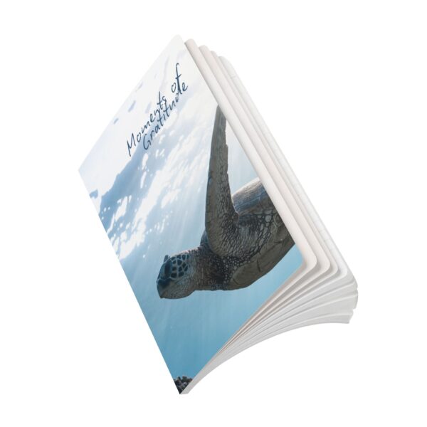 Gratitude Jotter – Softcover Journal with Turtle Under Tranquil Waters Cover - Image 12