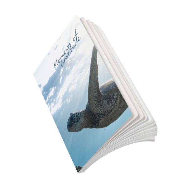Gratitude Jotter – Softcover Journal with Turtle Under Tranquil Waters Cover - Image 9