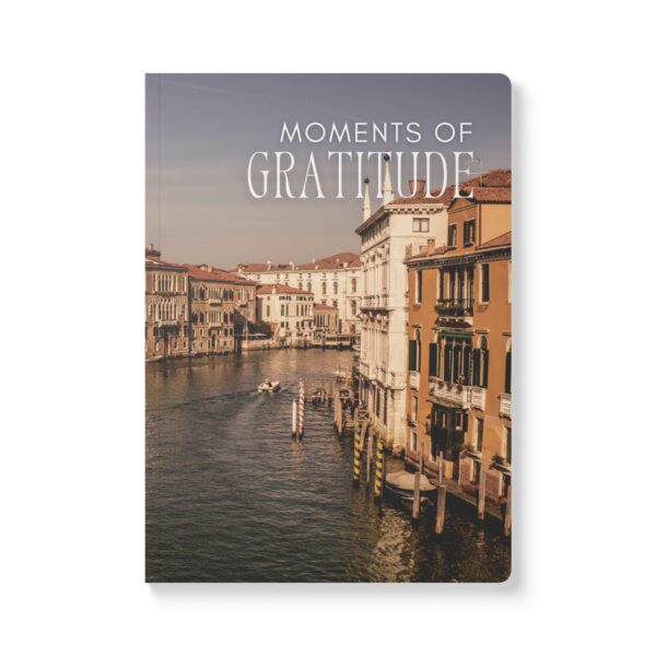 Gratitude Jotter – Softcover Journal with Nostalgic Europe Art - Image 3