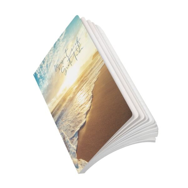 Gratitude Jotter – Softcover Journal with Sunset on Golden Beach Reflections - Image 9