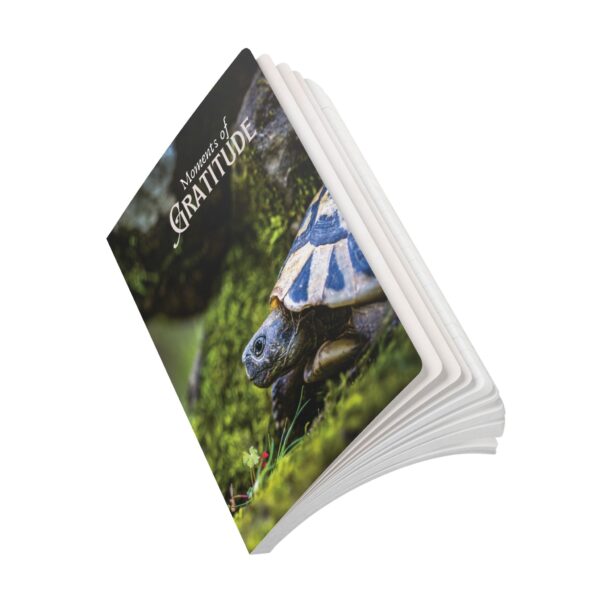 Gratitude Jotter – Softcover Journal with Forest Tortoise on the Move Cover - Image 9